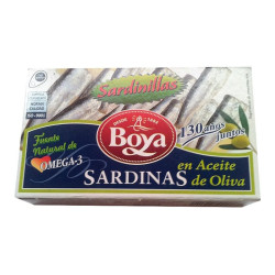 SARDINILLAS EN ACEITE DE OLIVA(12/16) LATA RR-125